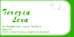 terezia lexa business card